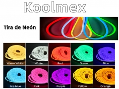 5m 10 tiras de neón monocromáticas de colores diferentes